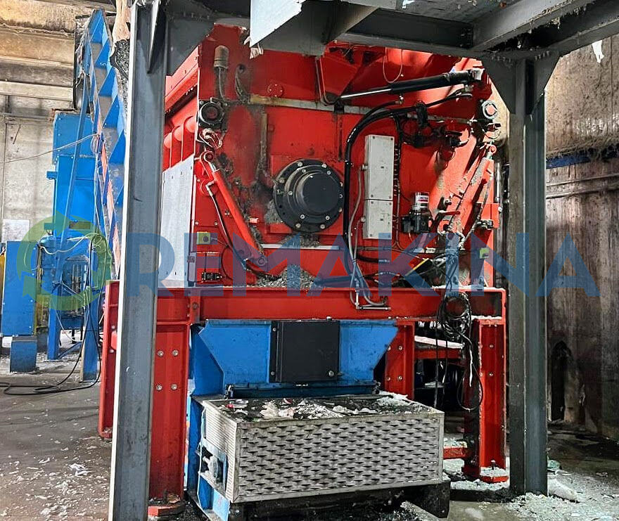 Trituradora Weima Para Producción CDR 2 Rotor de 2500 mm con sistema de empujador hidráulico WEIMA.