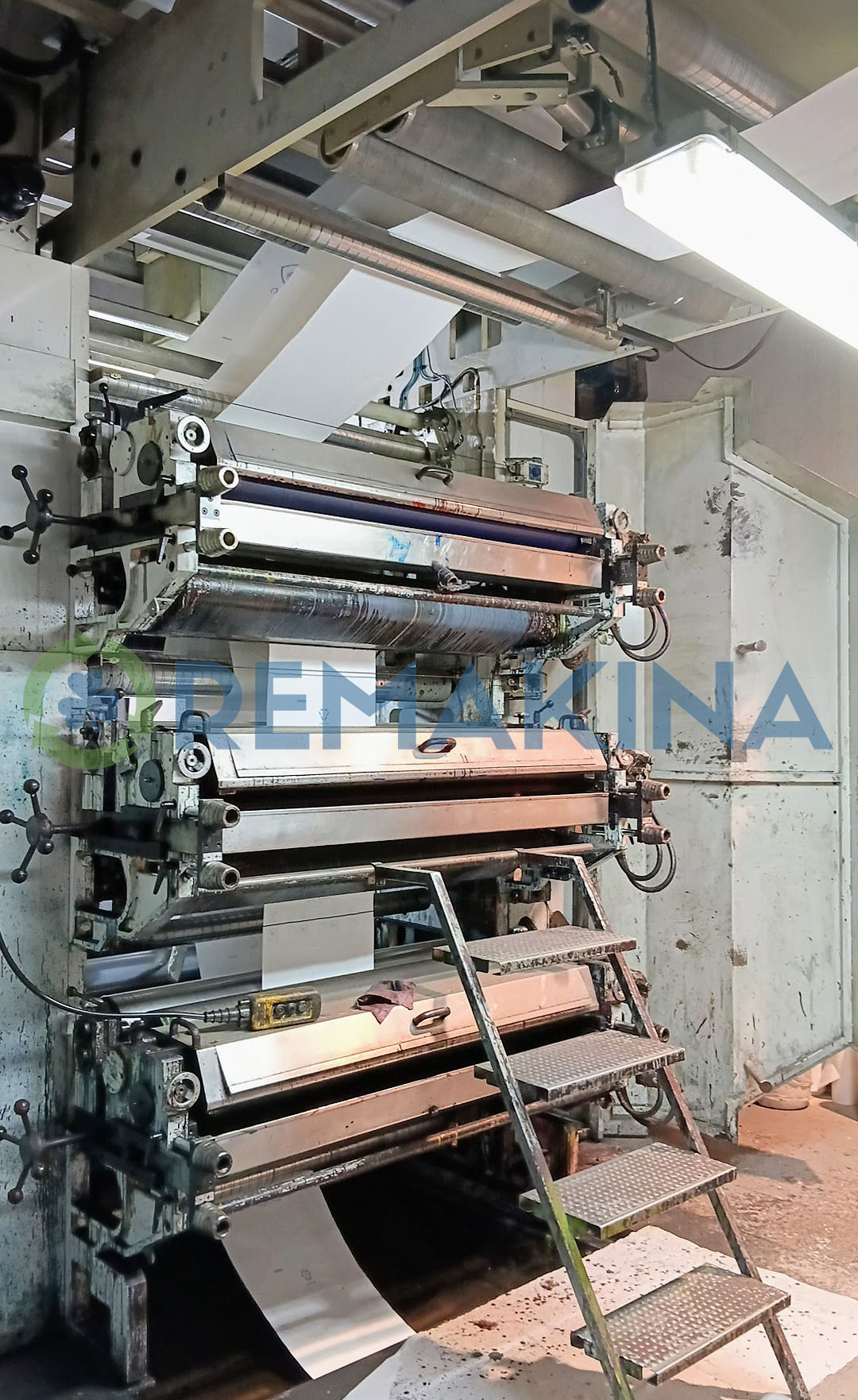 Impresora Stack Giave Ares 2 Cuerpos de impresión apilados de la impresora flexográfica stack Giave Ares de 6 colores.